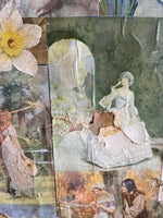 Load image into Gallery viewer, Victorian Decoupage Screen
